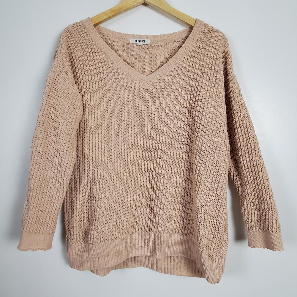 BB Dakota barlow sweater, blush pink, XS